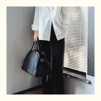 Women Tote Bag Fashion Underarm Pouch Large Capacity Pu Leather Shoulder Bag Retro Crossbody Bag Casual Portable BucketBags - Image 2