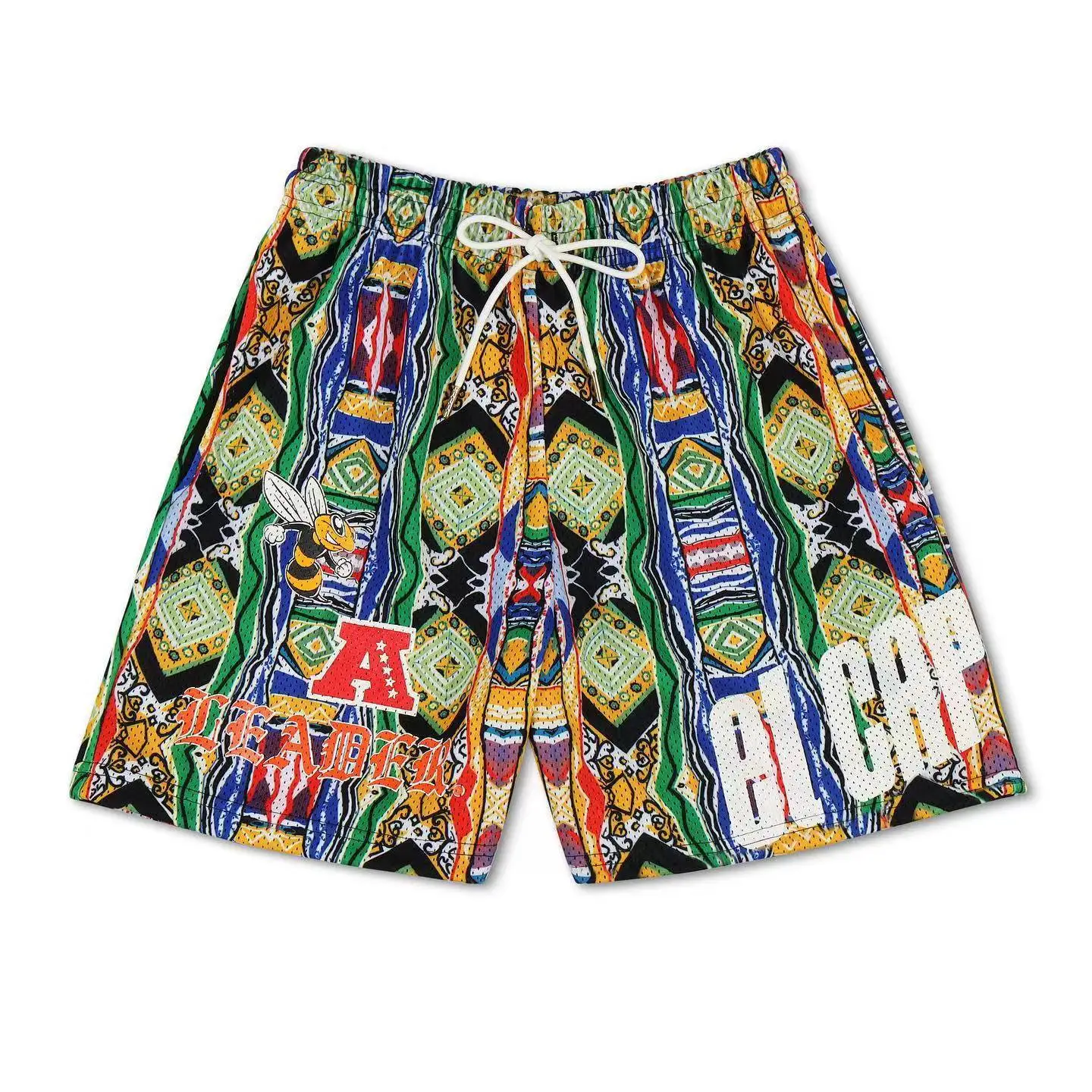 New Little bee Men Women Classic GYM Basketball Workout Mesh Shorts Fashion Design Shorts Men Casual sports shorts 2