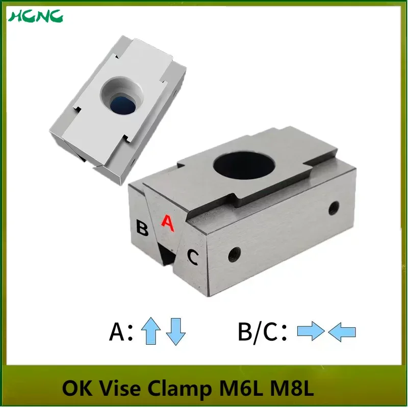 Ok Fixture Centro Di Lavoro Cnc Multi-Station Product Batch Processing Blocco Di Bloccaggio Ad Espansione A Cuneo Inclinato A Forma Speciale So