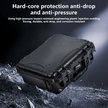 Borsa stoccaggio del supporto attrezzatura della fotocamera con schiuma densità per azione 5pro 896c