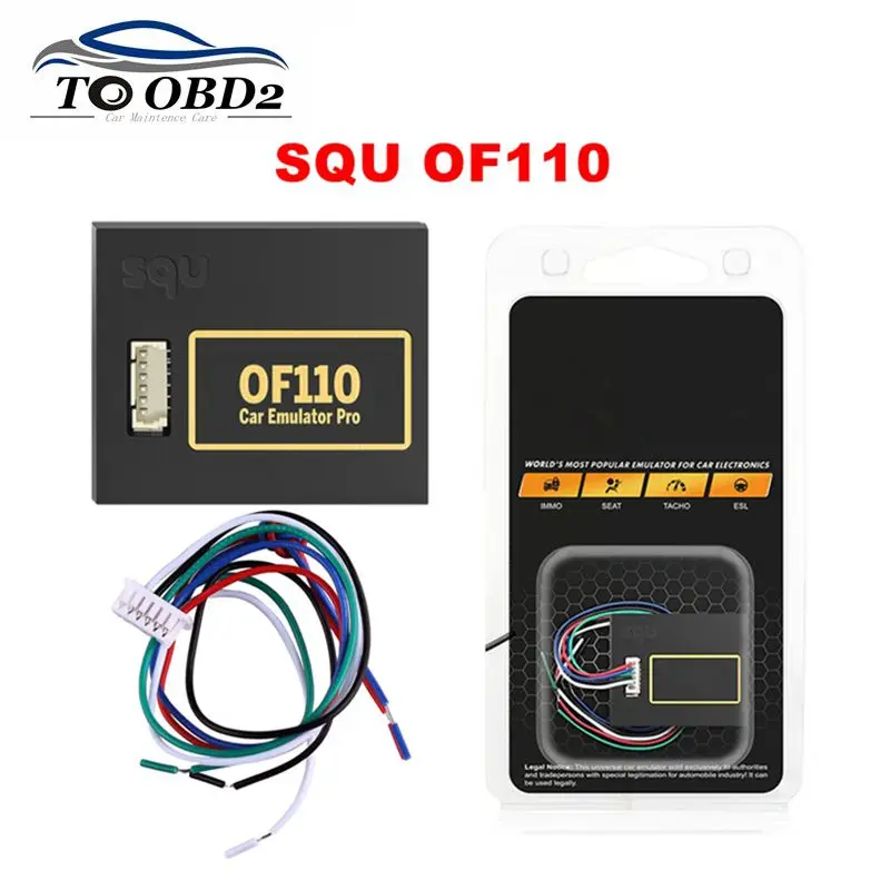 

SQU OF110 Universal Car IMMO Emulator ECU Tuning Programmer Tool Signal Reset Program Diagnostic