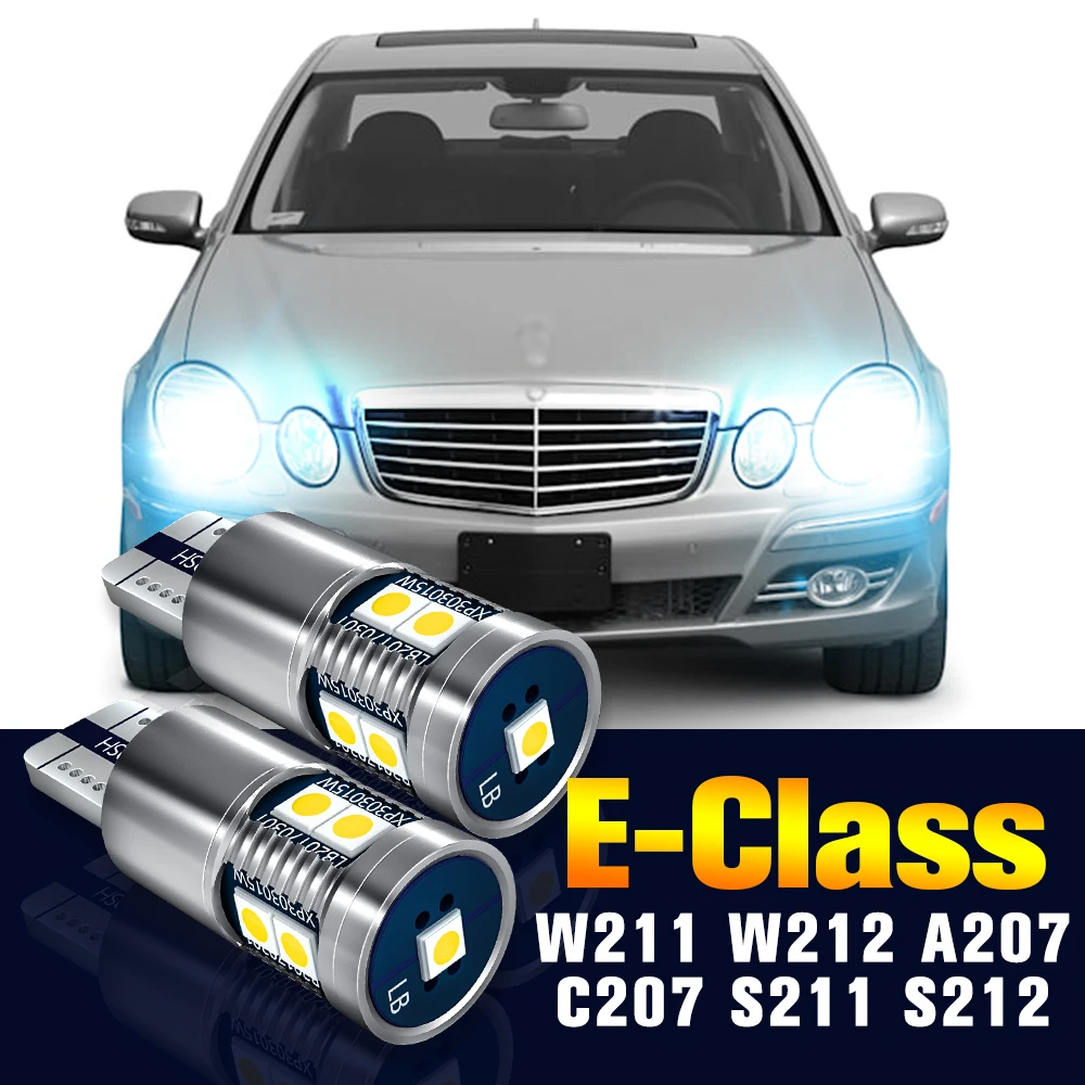 2x Led Clearance Light Bulb Parking Lamp For Mercedes Benz E Class W211
