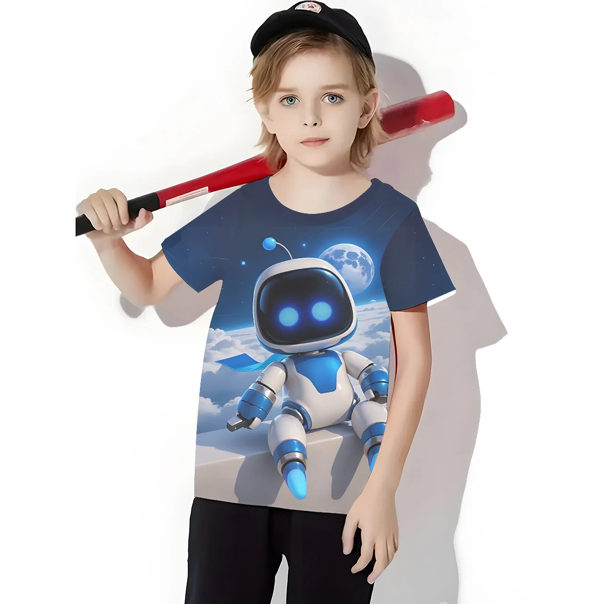 Game Astros Bots 3D Print Baby Clothing 5 to 14 Years Male Outdoor Clothes for Children Boy Girl Child T-Shirt Top Shirts 6