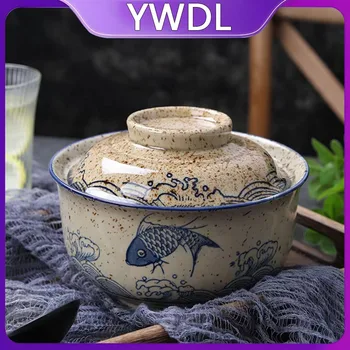 Japanese Ramen Bowl with Lid 1