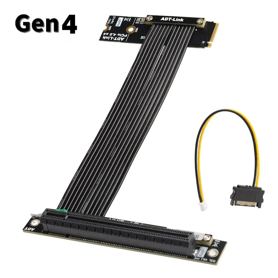 Scheda PCI-E da 4X a .2 Scheda PCI-E Riser B-key + tasto Espansione