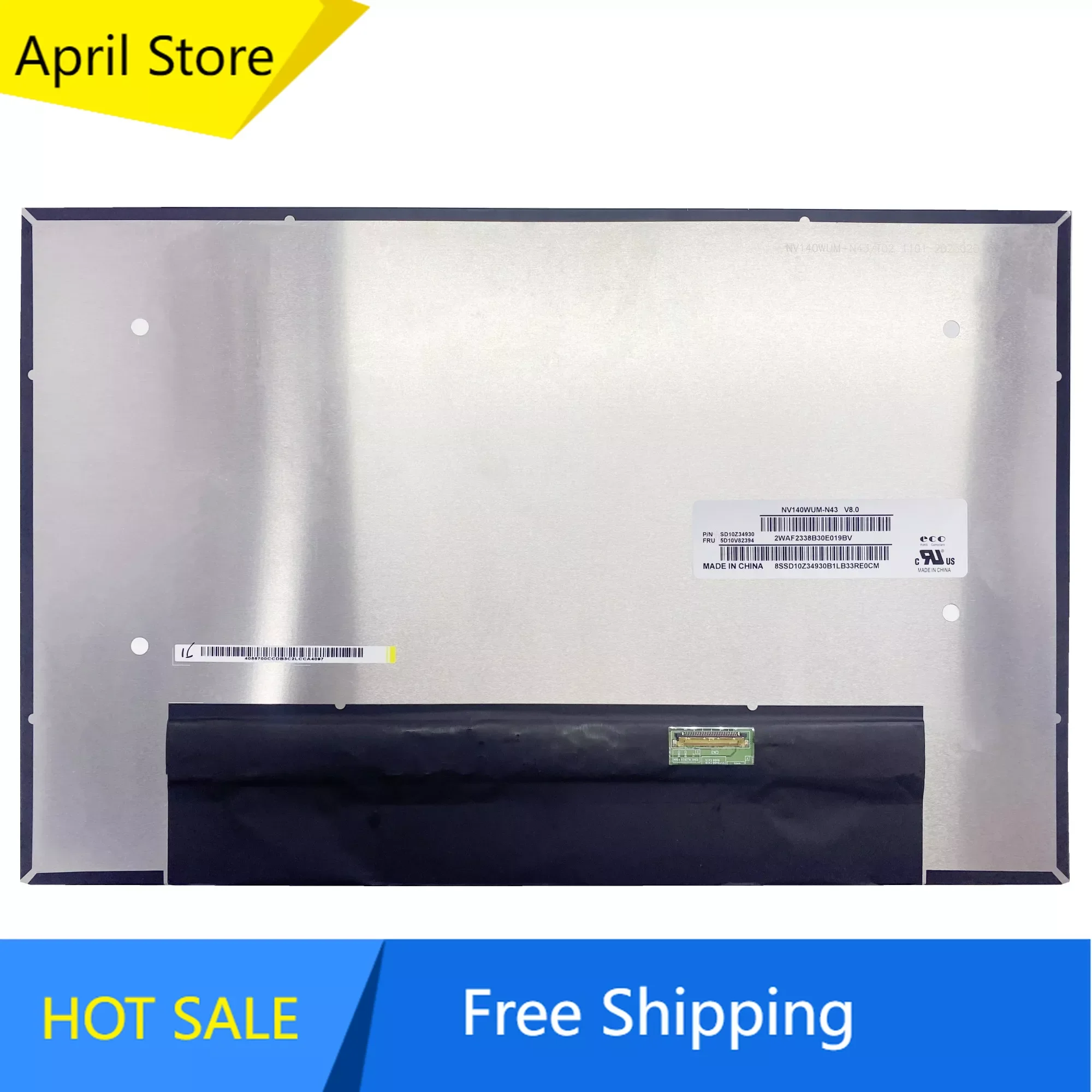 

NV140WUM-N43 B140UAN03.2 N140JCA-EEL 14,0 ''IPS ЖК-экран для ноутбука, Матрица экрана 1920*1200 EDP, 30 контактов