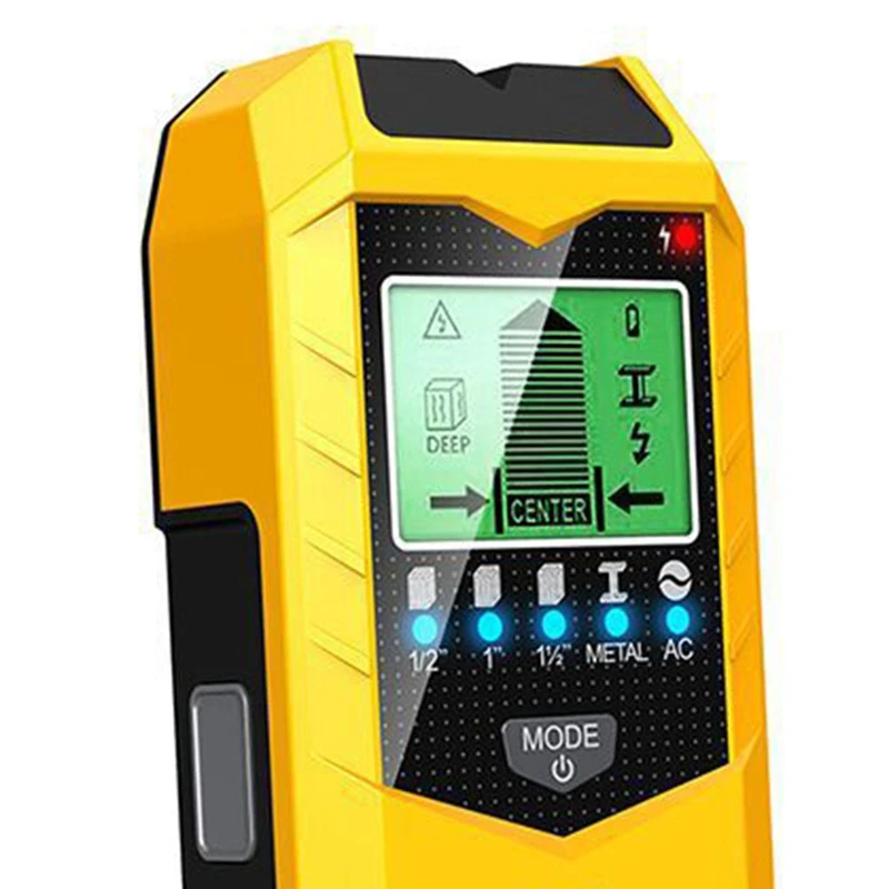 ZIZI Stud Finder Wall Scanner,5IN1 Upgraded Accuracy LCD Display Wall Wood Metal Stud Finder Detector,Stud Sensor