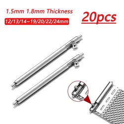 Enhanced Product Title:  
20 - Piece Quick Release Stainless Steel Watchband Spring Pins Set - 18mm (Thickness 1.5mm)