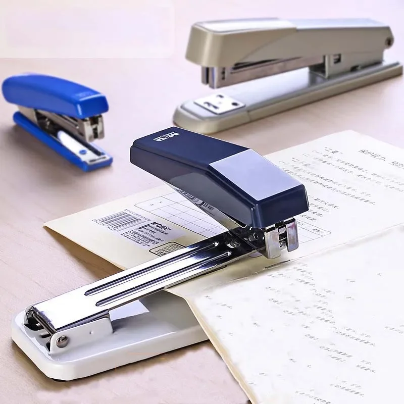 360 Rotatable Heavy Duty Stapler Use 24/6 Staples School Paper Staplers Office Bookbinding Supplies