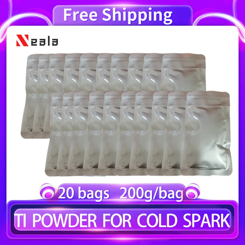 20bags Ti Powder For Cold Spark Machine Stage Light Effects Dmx Wedding