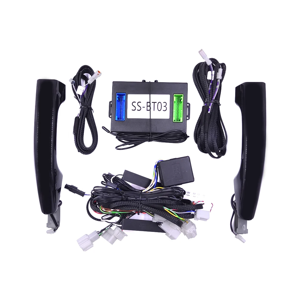 For Honda Accord Generation 10 Add Keyless Entry Access System With Car Sensor Handle Bar Black Color Car Accessories
