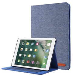 Cowboy Themed Universal Tablet Case with TPU Back, Stand, and Card Pocket for iPad Pro 11 2025 M5 (Blue)