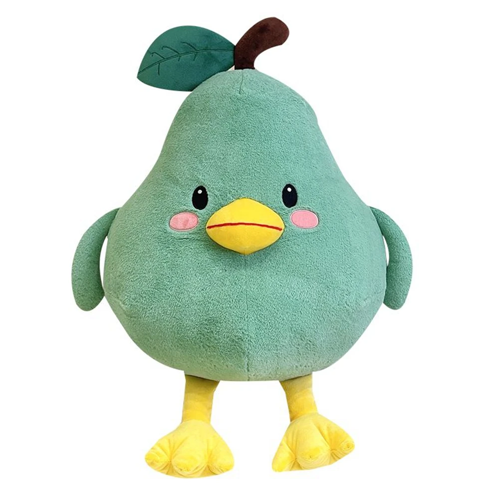 

40CM Cute Avocado Big Pear Plush Toy Green Chubby Duck Sleeping Pillow Soothing Doll Creative Gift For Friends