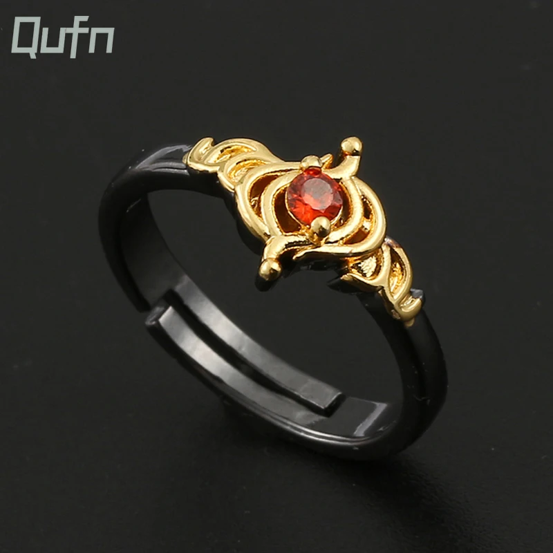 KF Ornament Anime Demon Rings Adjustable - Classic Figure Tanjiro Kamado  Cosplay Rings Great Gift for Man or Anime Lovers (Demon 1)