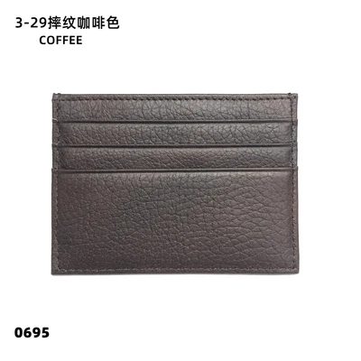 Personalized Genuine Leather Card Holder – Custom Initial Slim Wallet & Monogrammed Name Case