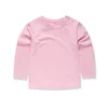 Basic White T Shirts for Kids Boys Girls 2 to 3 4 5 6 7 8 9 10 11 12 13 14 Years 100% Cotton Long Sleeve Plain Children Clothes 6