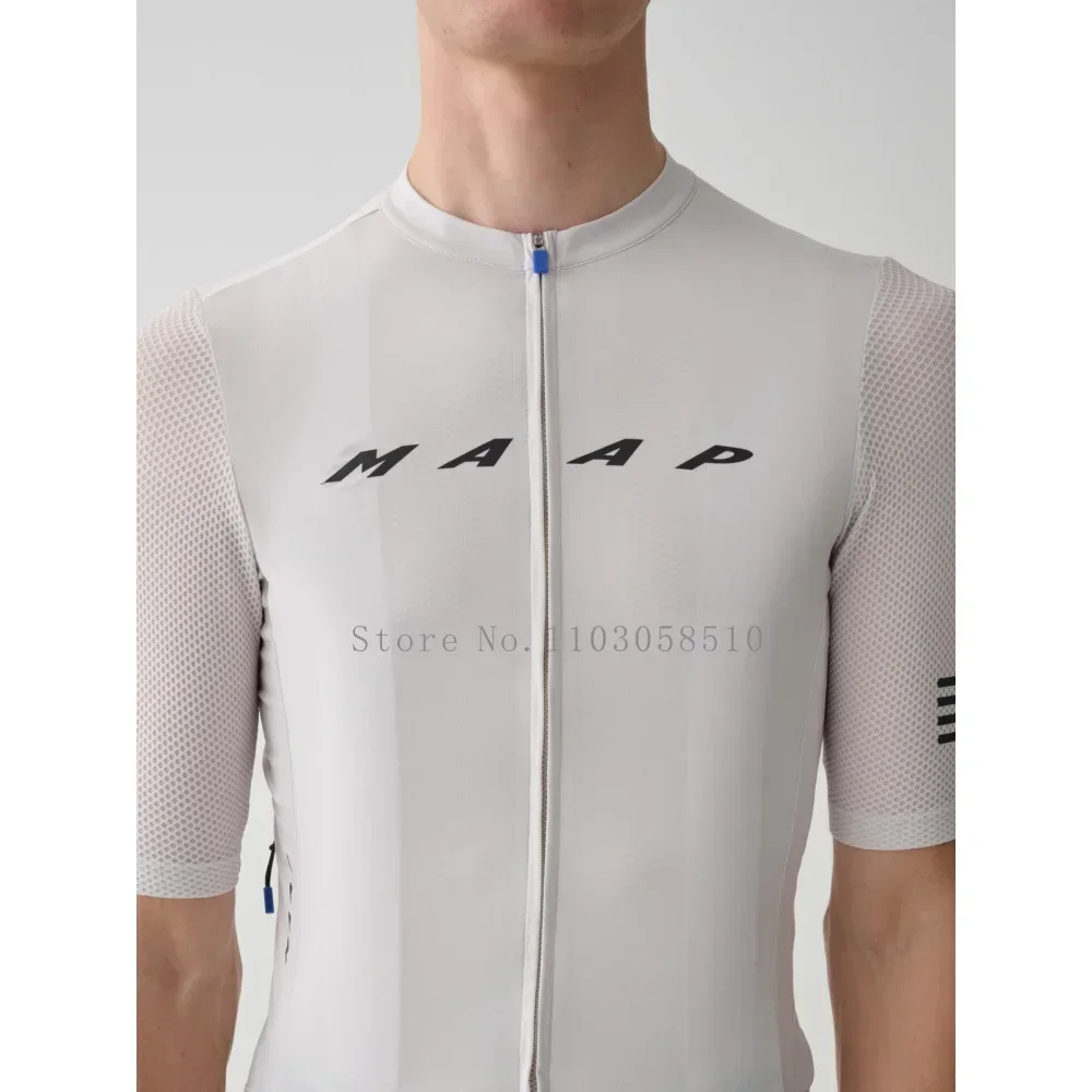 Men Cycling Jersey for Men MTB Road Bicycle Shirt Pro Team Short Sleeve Bike Clothes Mountain Bicycle Clothing  Downhill Jersey 4
