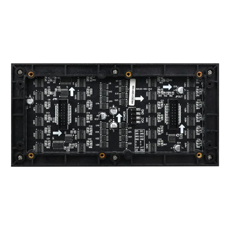 RGB Ǯ ÷ LED Ʈ г, 3mm ġ, 64  32 ȼ,   