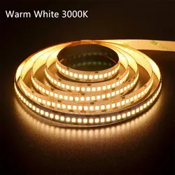 10 - Meter Dimmable LED Strip Lights - Cool, Nature, and Warm White Adjustable Tones - 24V DC (Warm White 3000K)