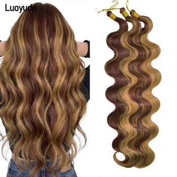 3PCS Synthetic Braiding Hair Bulk 24inch Body Wave Hair Bundles Burgundy Water Wave Crochet Braids Hair Boho Twist Braids 1