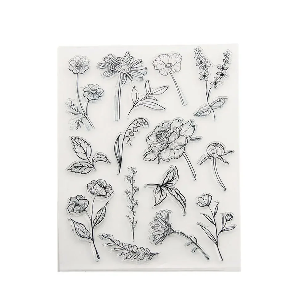 Clear Stamps DIY Stamp Seal Sheet for Scrapbooking Album Photo Decoration