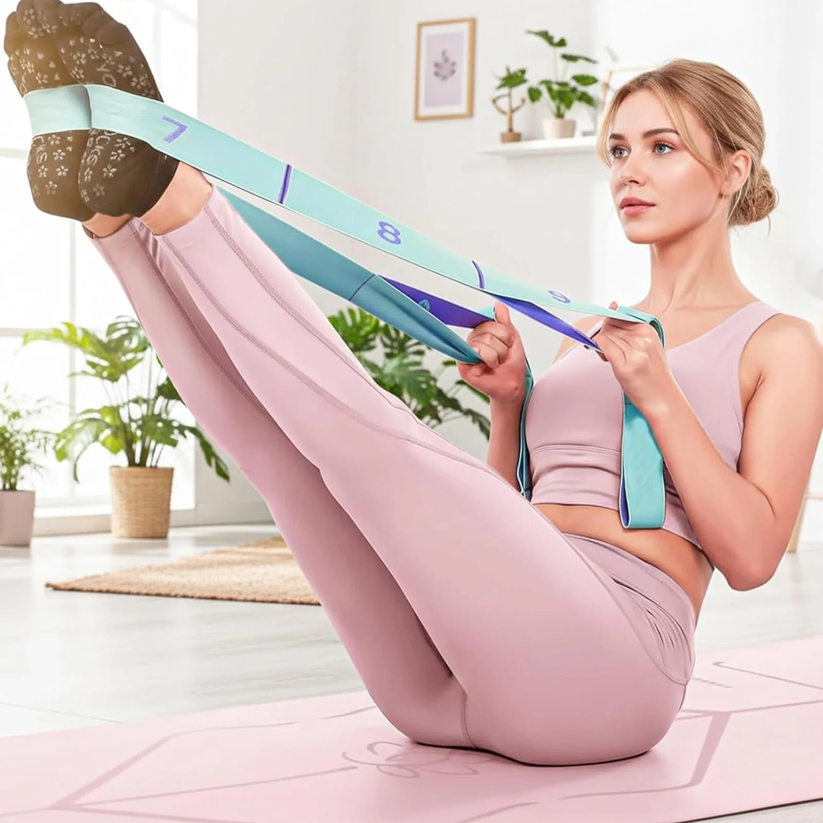 Multipurpose Stretch Band for Yoga and Ballet - Available in 11 Sizes