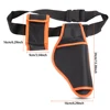 Garden Portable Tool Waist Bag Garden Scissors Electric Pruning Shears Garden Electric Scissors Carry Waist Belt Battery Pack 6