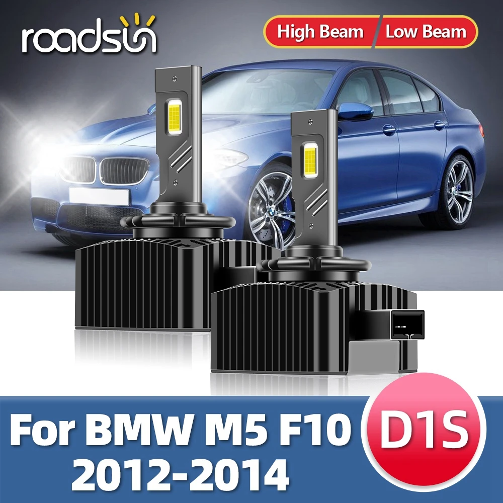 

Roadsun D1S светодиодный фары HID лампа 110 Вт 30000LM автомобильный светильник турбо лампа для BMW M5 6500K автомобиль для F10 2012 2013 2014