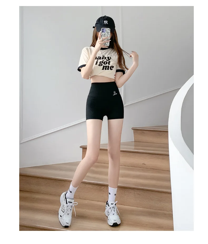 Seamless Women Sports Shorts High Waist Fitness Jogging Body Shaping Boxers Push Up Scrunch Butt Biker Slim Underwear