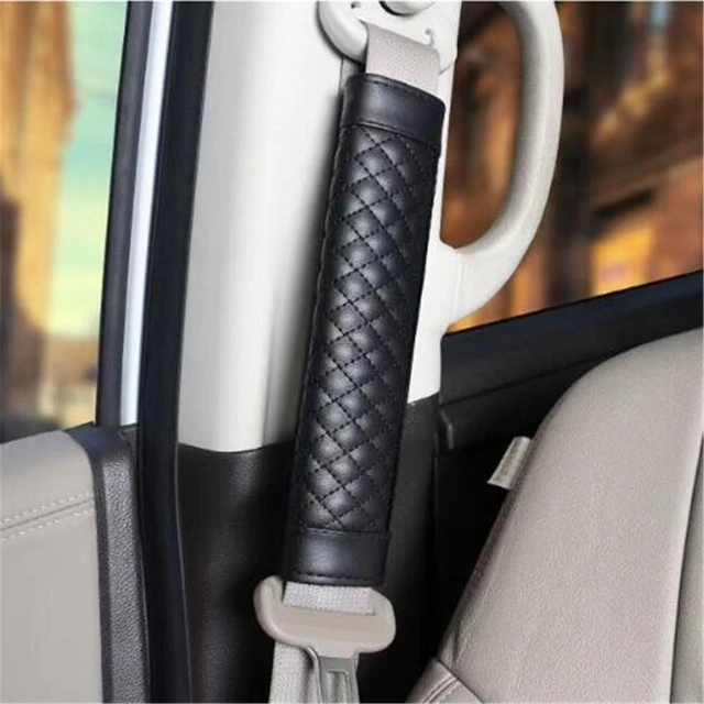 Weiche Leder Auto Sitz Gürtel Abdeckung Schulter Neck Sicherheit Schutz  Sitz Gürtel Pad Komfortables Fahren Auto Innen Auto Zubehör - AliExpress