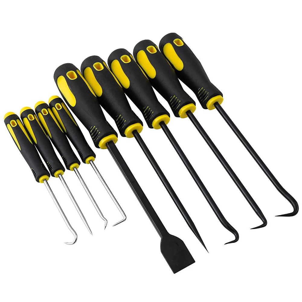 Oil Seal Screwdrivers Pick and Hook Set Hand DIY Car O-Ring Oil Seal Tool Scraper Removal Special-Shaped Hooks Tools Oil Seal Rubber Extractor Puller Screwdriver