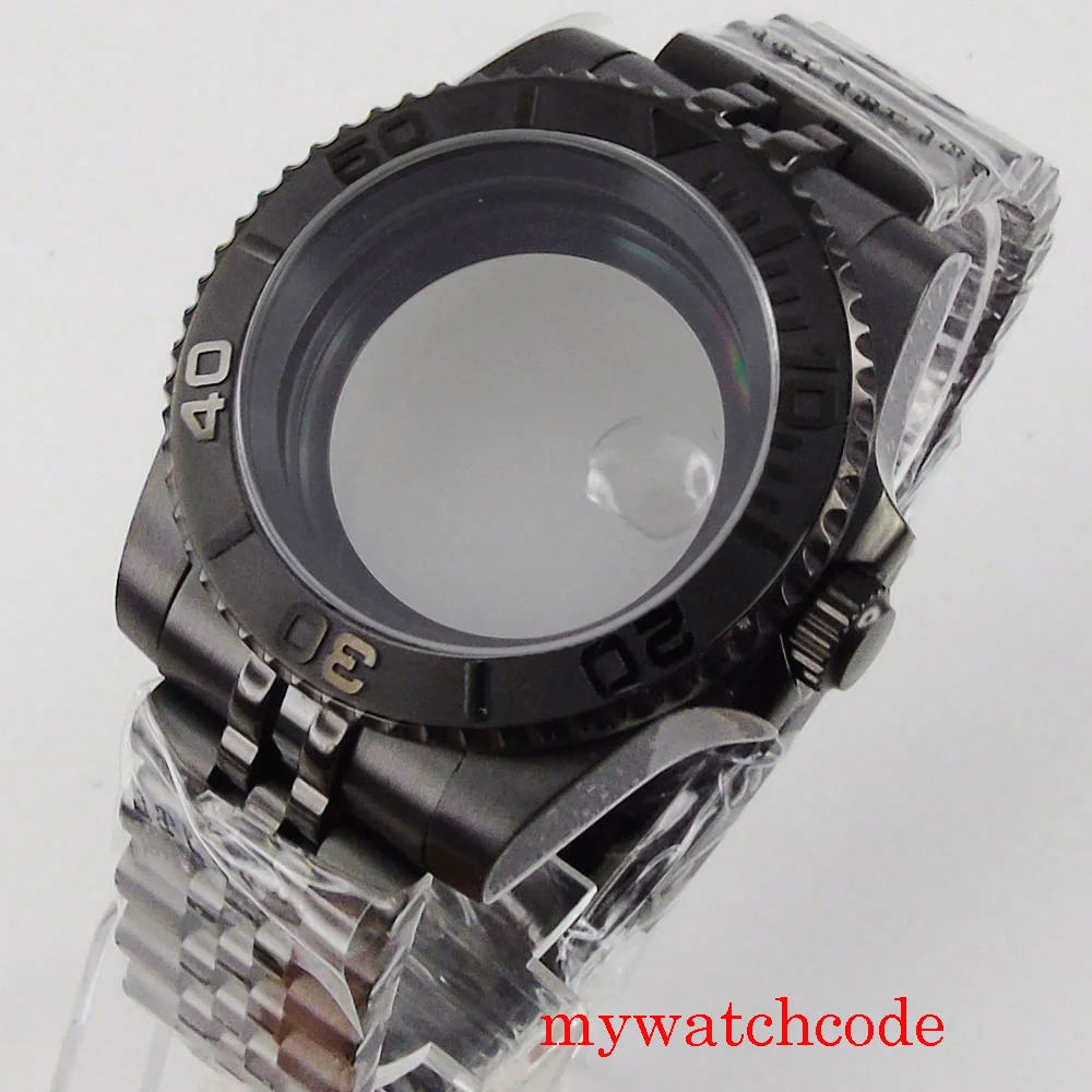 Boîtier Montre 40mm En Acier Inoxydable - Compatible Mouvement Mécanique NH35, Idéal Pour Montage Personnalisé