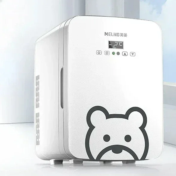 Meiling Home Frigorifero Mini 220V Congelatore Dispositivo Di Raffreddamento Elettrico Piccola Cucina Carino Frigorifero Frigoriferi Neri Le Bevande D