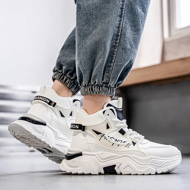 Mode Plattform männer Casual Turnschuhe Designer Atmungsaktive Wanderschuhe Wanderschuhe Mann Laufschuhe Outdoor Jogging Sport Schuhe – Detail 14