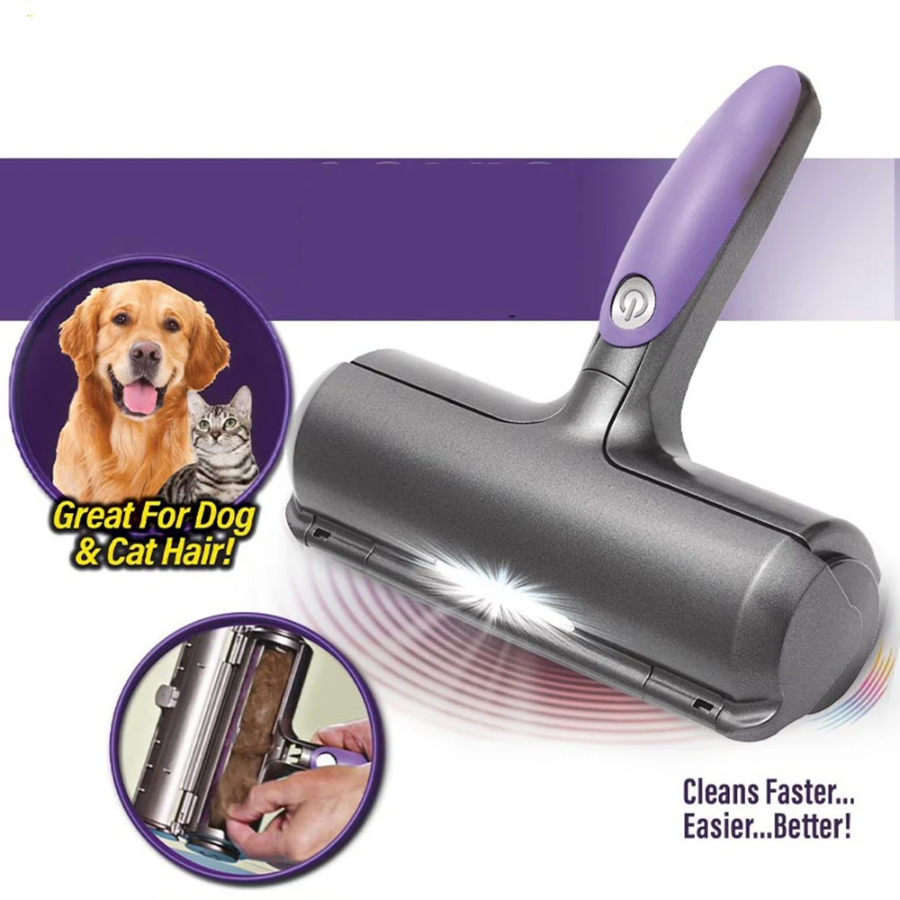 Pet Hair Remover 3.0 Stable Lint Roller Brush Pet Hair Remover for Sofas Beds & Cars Cat/Dog Remover