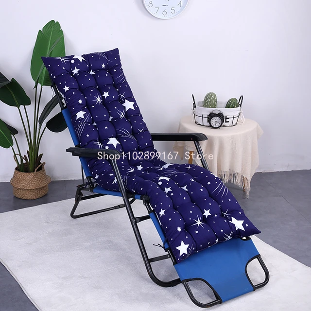 New Long Cushion Recliner Rocking Chair Cushion Thick Seat Cushion Rattan Chair  Sofa Cushion Garden Chair Cushion Tatami Mat - AliExpress