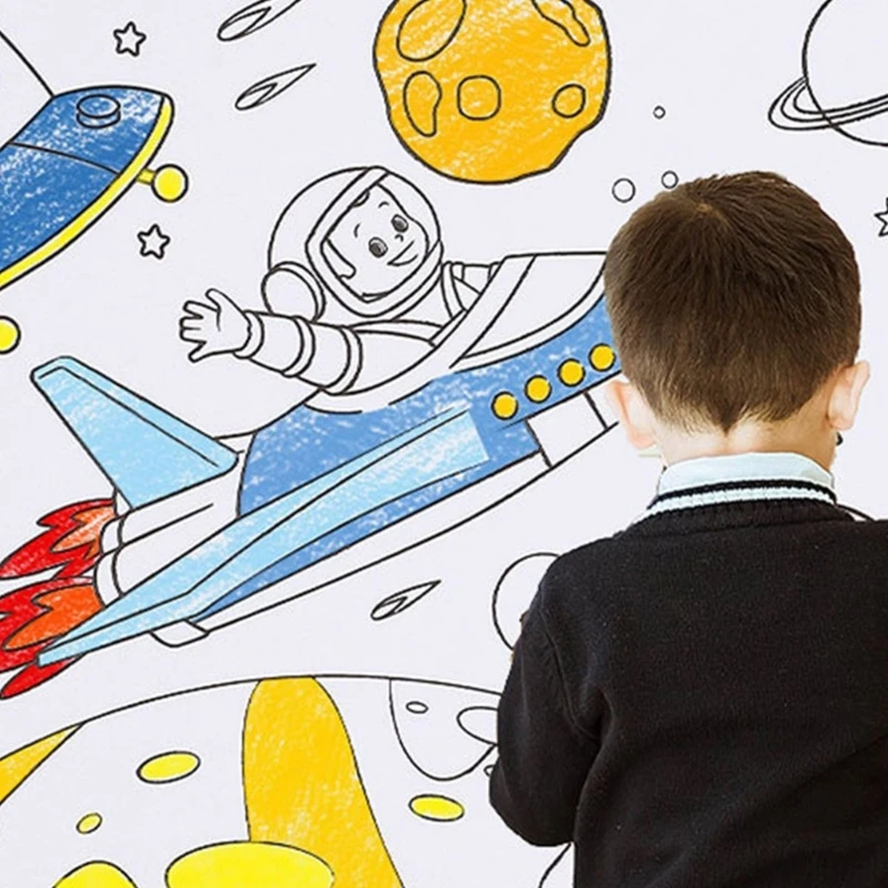 Kids' Colouring Roll Unleash Imagination Children's Coloring Paper Roll