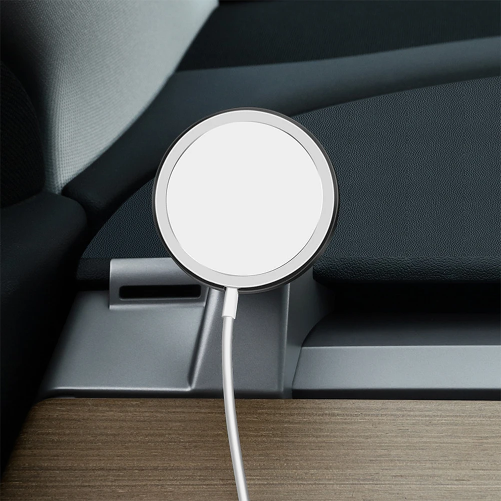 Für magsafe kabelloses schnelles Aufladen magnetischer Autotelefon halter  GPS Navigation Telefonst änder Auto Armaturen brett halterung für Tesla  Modell 3/y - AliExpress