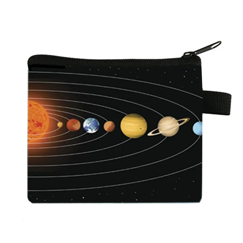 Cielo Stellato Portafoglio Studente Ragazzi E Ragazze Portafoglio Corto Porta Carte Universo Tasca Portamonete Mini Portamonete Portamonete Piccolo
