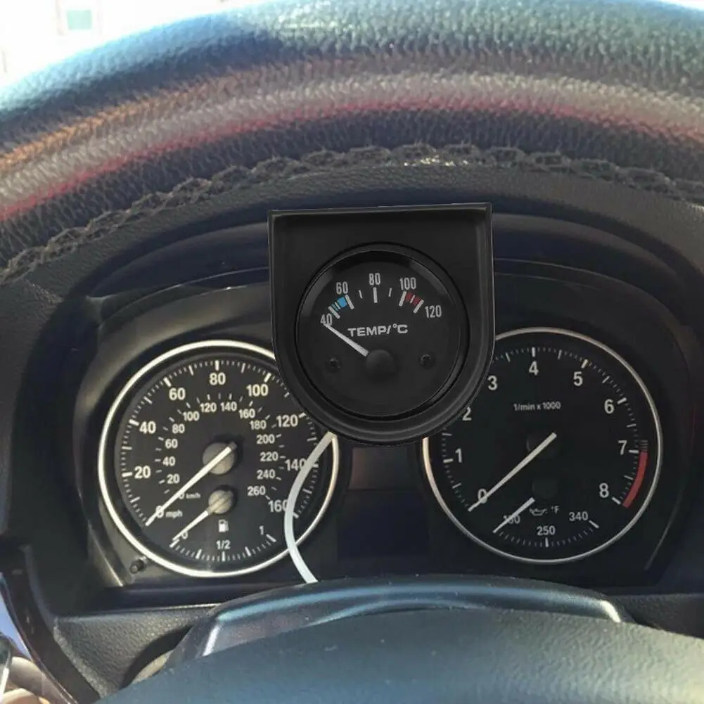 게이지 온도 게이지 정원 실내 주방 사무용품 교체 1 Pc 1/8 NPT 40-120 ℃   블랙 다이얼