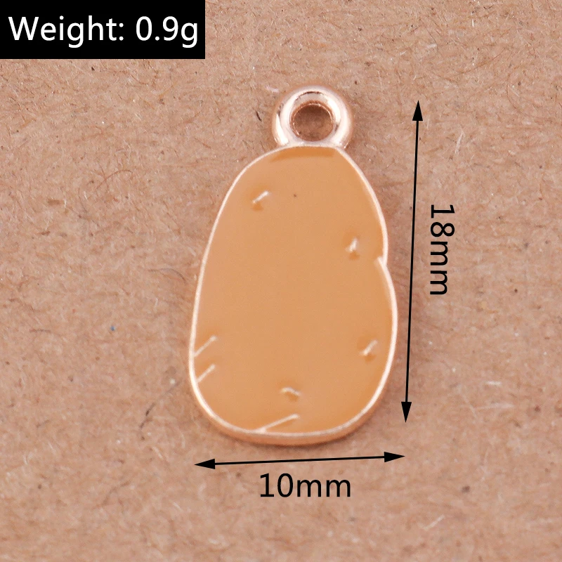 10 teile/los Mix Nette Gemüse Tomaten Mais Charms Emaille Bunte Blume Charms Anhänger für DIY Ohrringe Halsketten Handwerk Geschenk – Detail 21