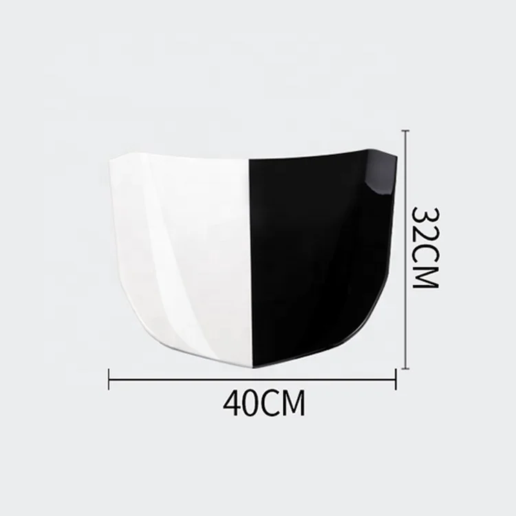 32*40CM 자동차 후드 디스플레이 기계 보닛 큰 자동차 속도 모양 블랙 미니 디스플레이 후드 금속 (브래킷 없음)