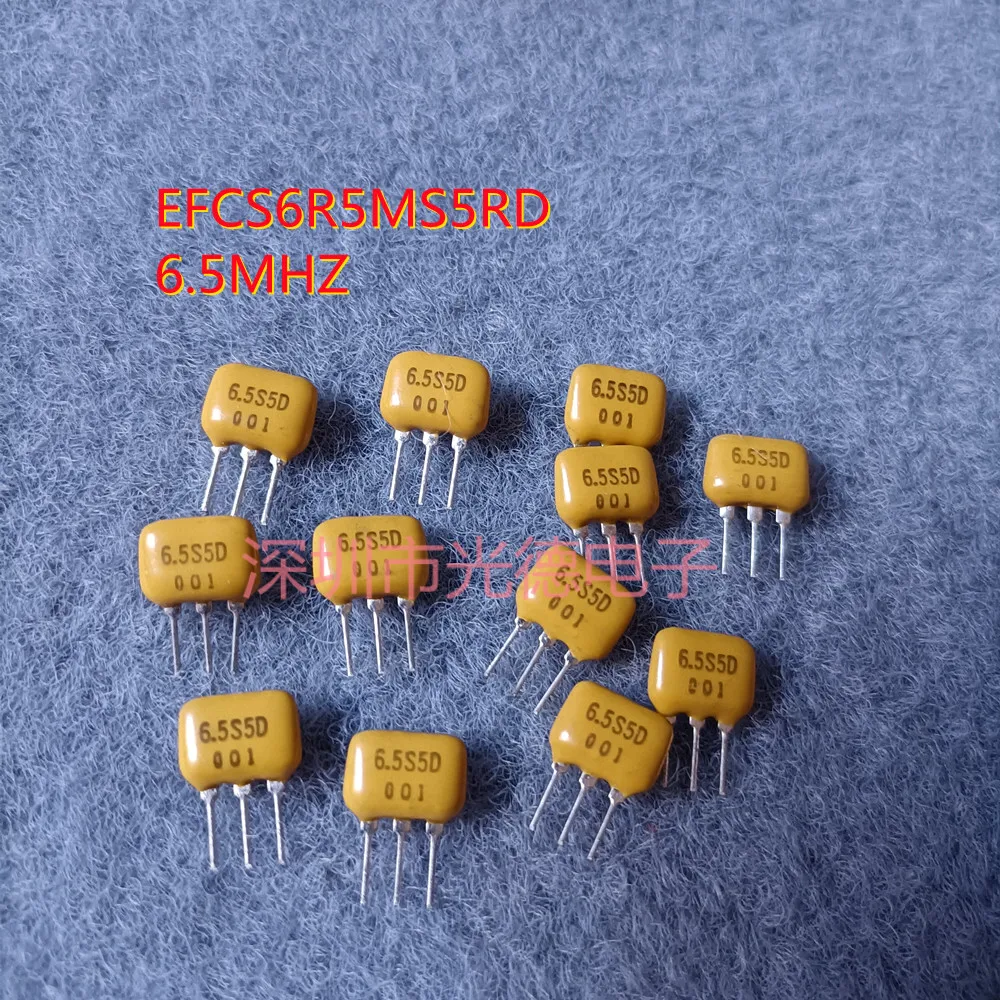 50pcs/ Efcs6r5ms5rd Ceramic Filter 6.5mhz 6.5m 6.5 S5d Dip3 Original