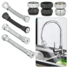12/15 cm Stainless Steel Kitchen Faucet Tube Water Saving Kitchen Tap Extension Hose Water Faucet Adjustment Faucet Accessories 1