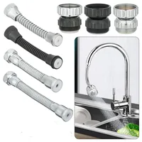12/15 cm Stainless Steel Kitchen Faucet Tube Water Saving Kitchen Tap Extension Hose Water Faucet Adjustment Faucet Accessories 1