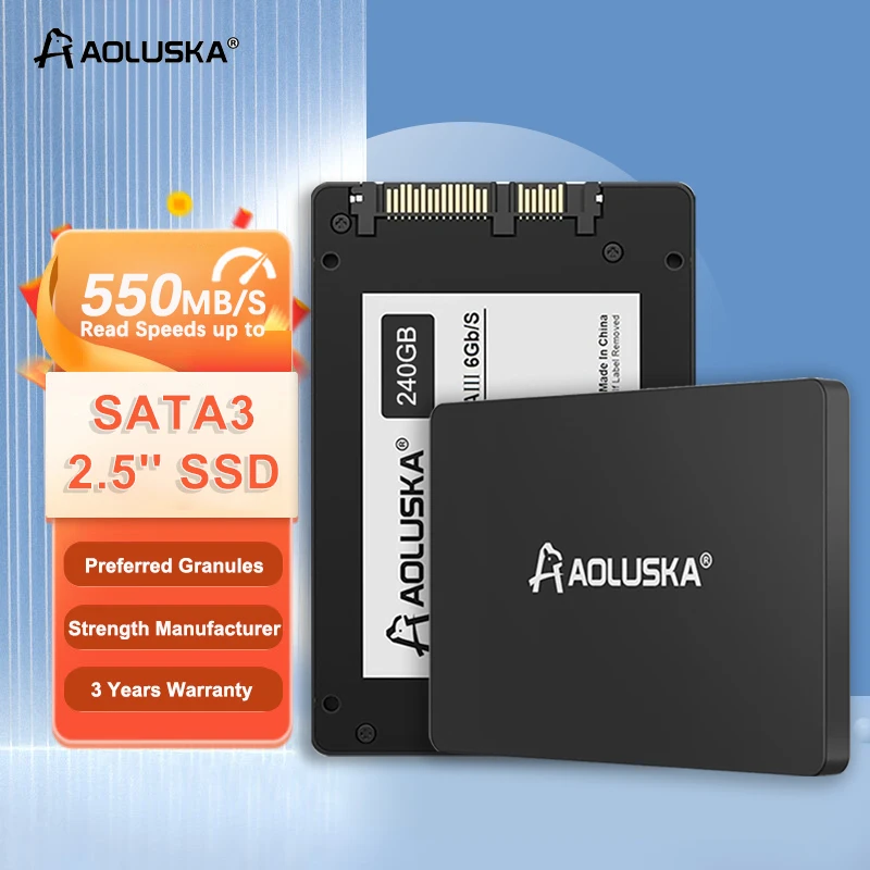 

5Pcs 1TB SSD 256GB 480GB 2.5 SATA 3 Solid State Drive 120GB 128GB 240GB Hard Disk 500GB 512GB 2TB Desktops PC Laptop SATA3 HDD