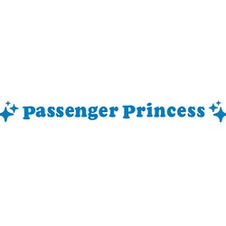 Passenger Princess Car Mirror Vinyl Decoration - Fun Star Design, Set of 2 Stickers (Style5)