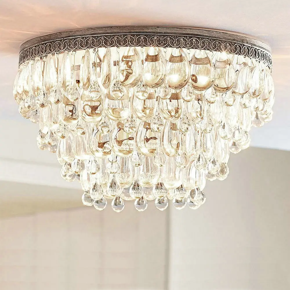 

Modern Vintage Decorative Chandelier Lighting Fixtures LED Chandeliers for Dining Room Home Bedrooms Lamp E14 Crystal 110-220V