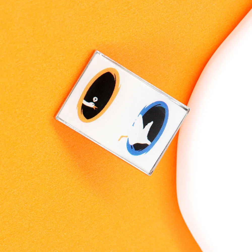 Portal Untitled Goose Game dispension Anyplace Door Time Travel fans gift  Emotions Pranks Funny Metal Alloy Badge Pin de solapa - AliExpress, image size:1000x1000