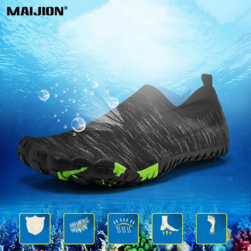Swimming Trekking Non Slip Water Shoe Comfortable Men Women Aqua Shoe Elastic Surfing Beach Barefoot Quick Dry Beathable Sneaker